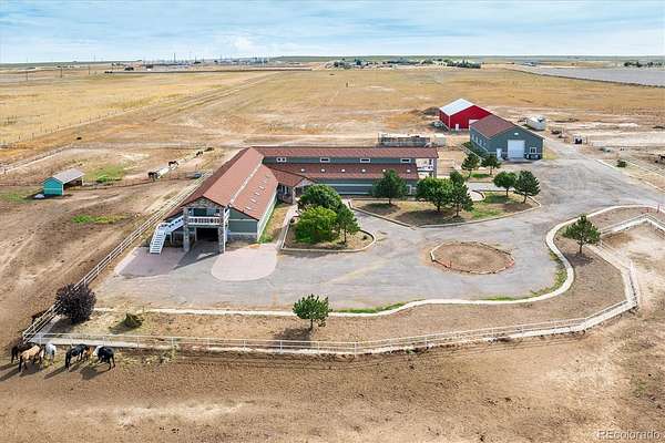 67 Acres of Agricultural Land with Home for Sale in Commerce City, Colorado