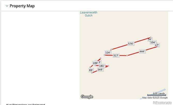 2.47 Acres of Land for Sale in Central City, Colorado