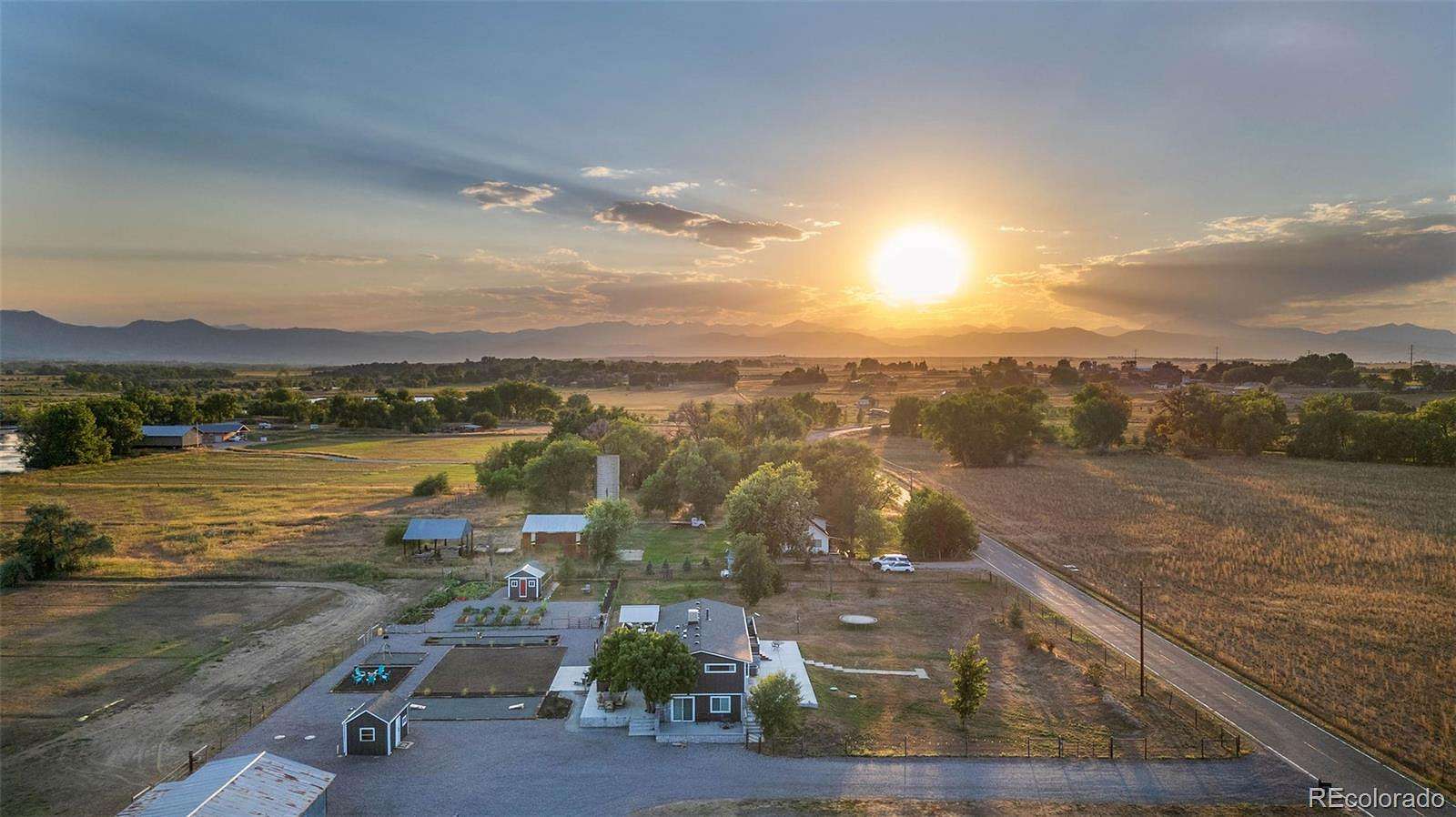 10 Acres of Land with Home for Sale in Longmont, Colorado