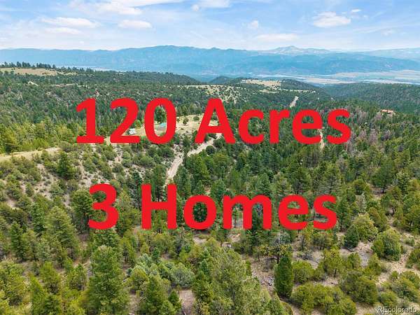 120 Acres of Land with Home for Sale in Salida, Colorado