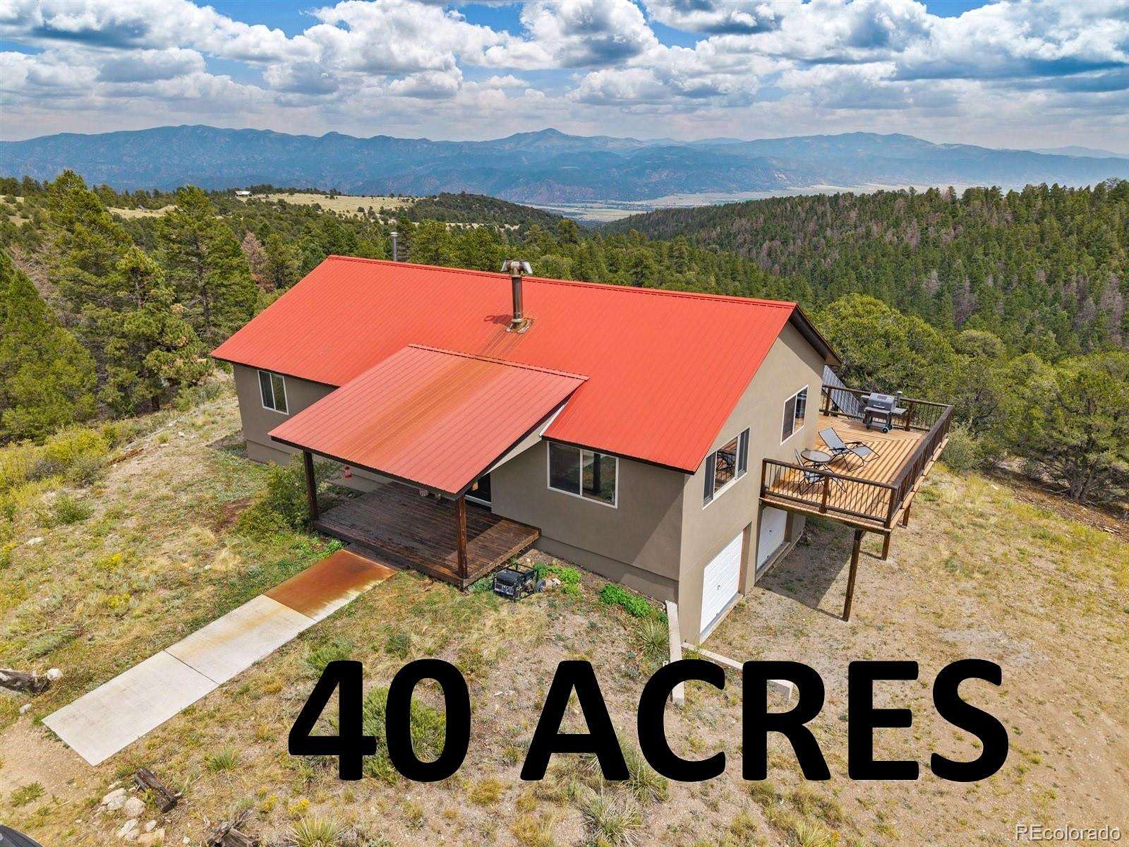 40 Acres of Land with Home for Sale in Salida, Colorado