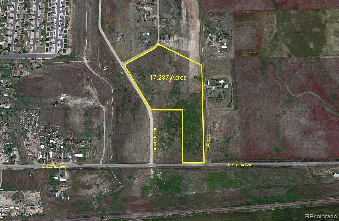 17.5 Acres of Commercial Land for Sale in Strasburg, Colorado