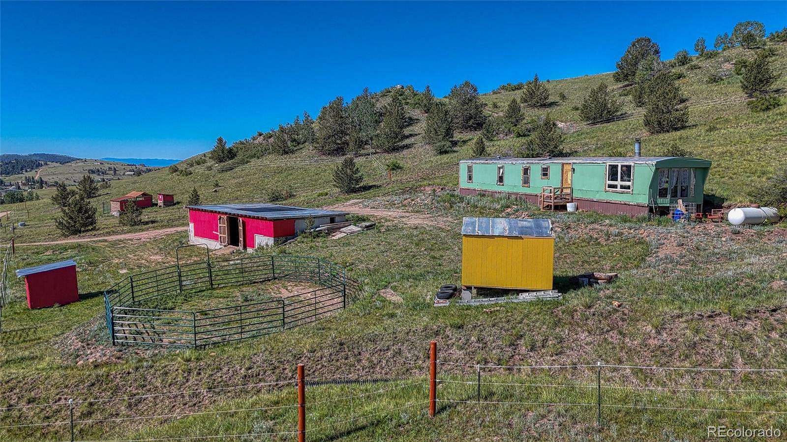 5.36 Acres of Land with Home for Sale in Florissant, Colorado