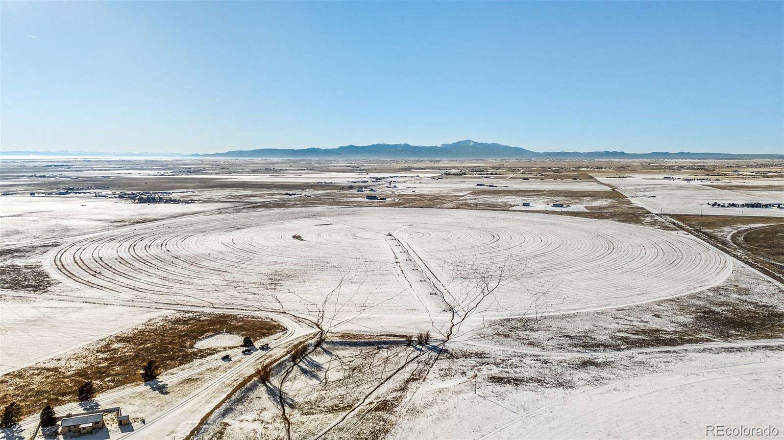 800 Acres of Agricultural Land with Home for Sale in Calhan, Colorado
