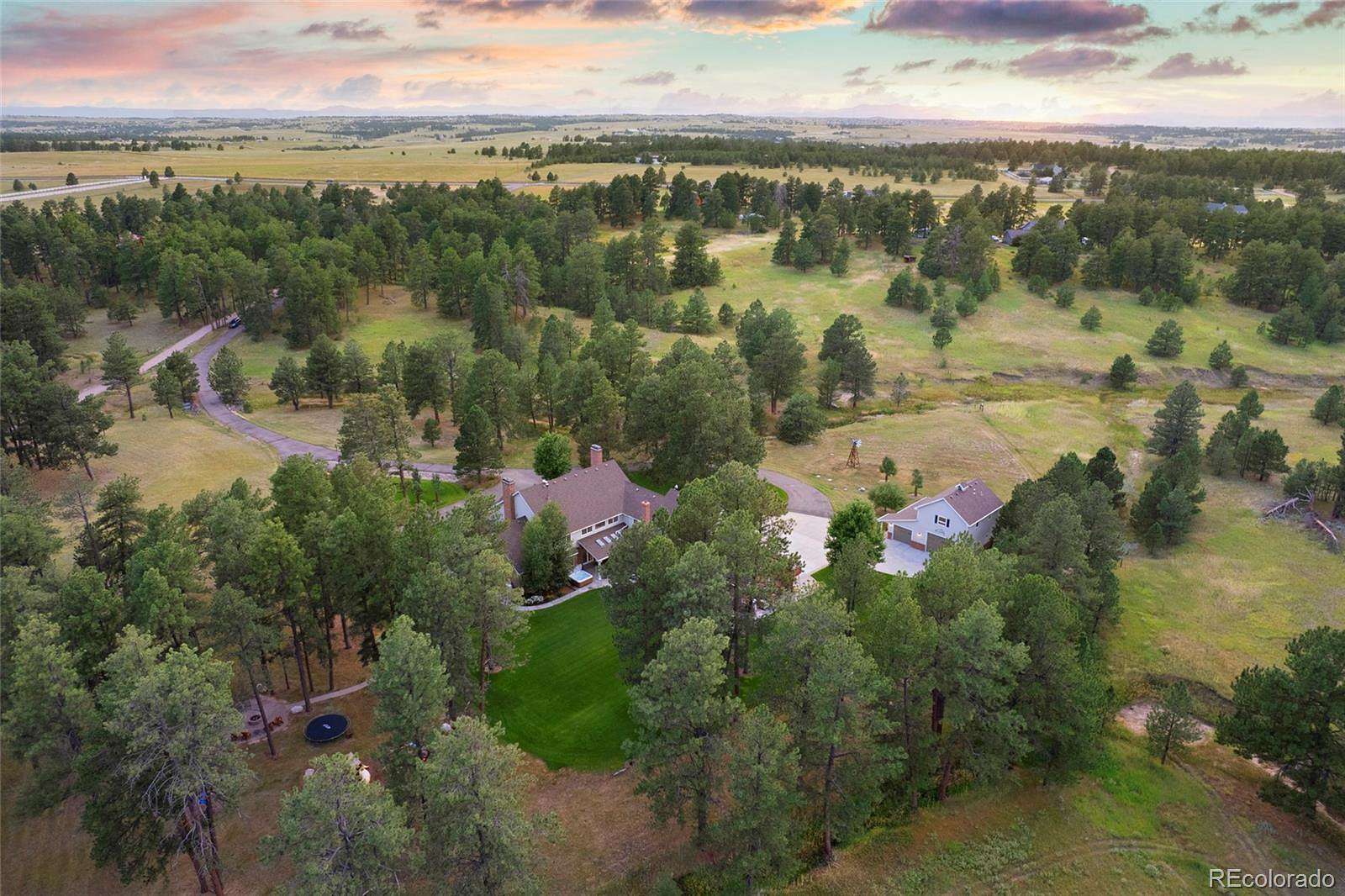18.7 Acres of Land with Home for Sale in Elizabeth, Colorado