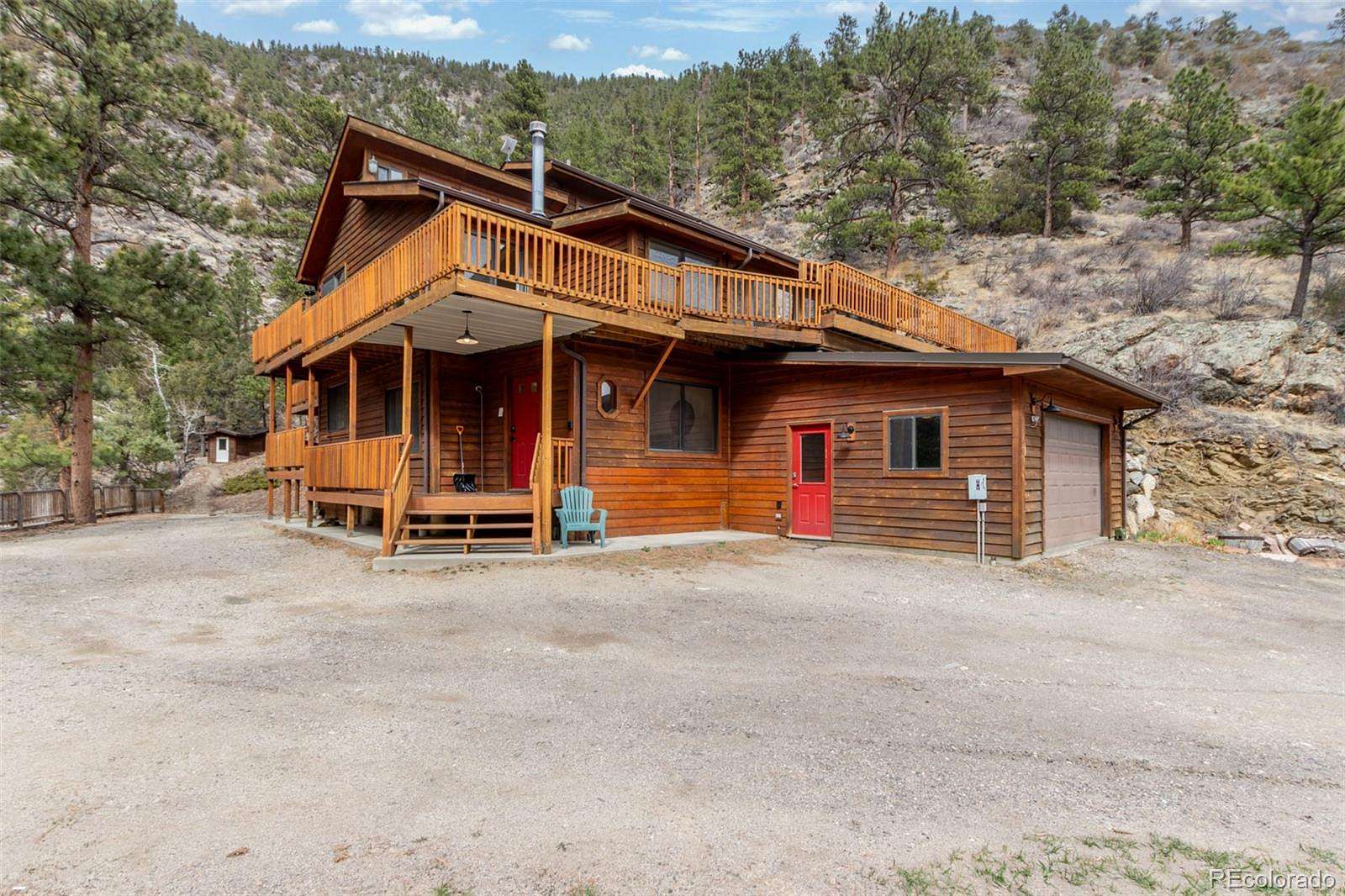 19.6 Acres of Recreational Land with Home for Lease in Drake, Colorado