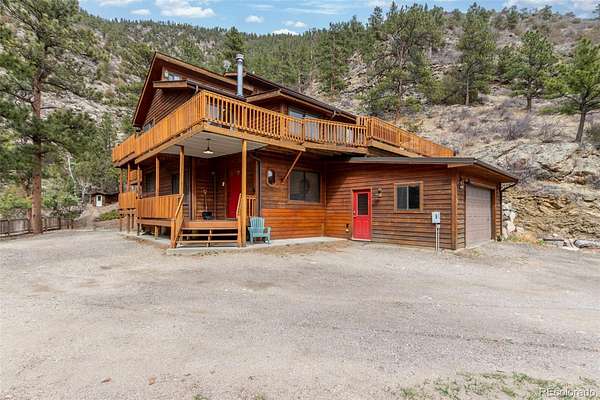 19.6 Acres of Recreational Land with Home for Lease in Drake, Colorado