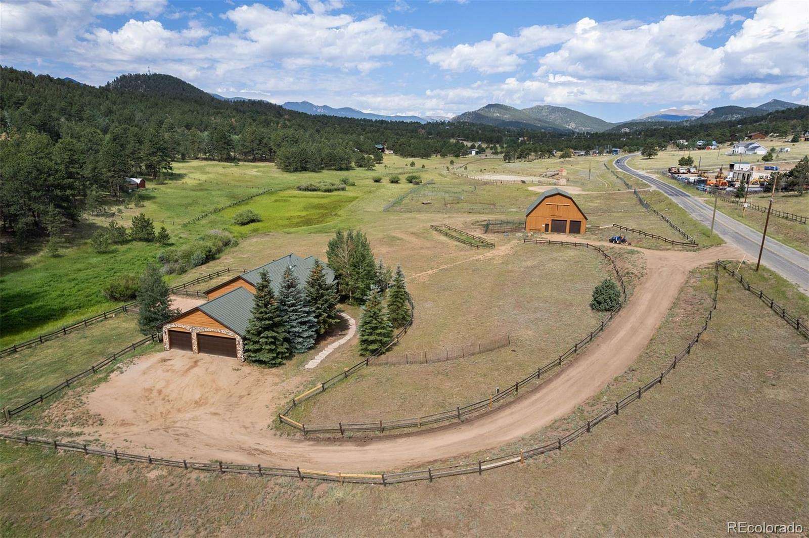 5.83 Acres of Land with Home for Sale in Bailey, Colorado