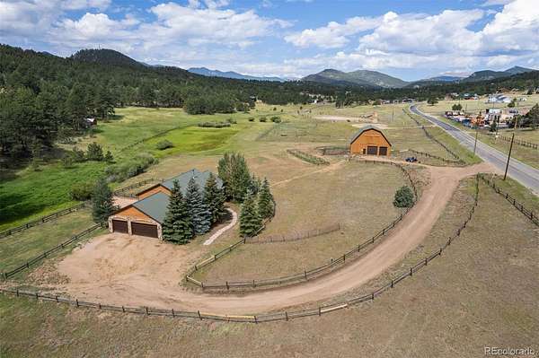 5.83 Acres of Land with Home for Sale in Bailey, Colorado