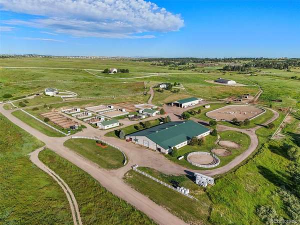 41 Acres of Agricultural Land with Home for Sale in Elizabeth, Colorado