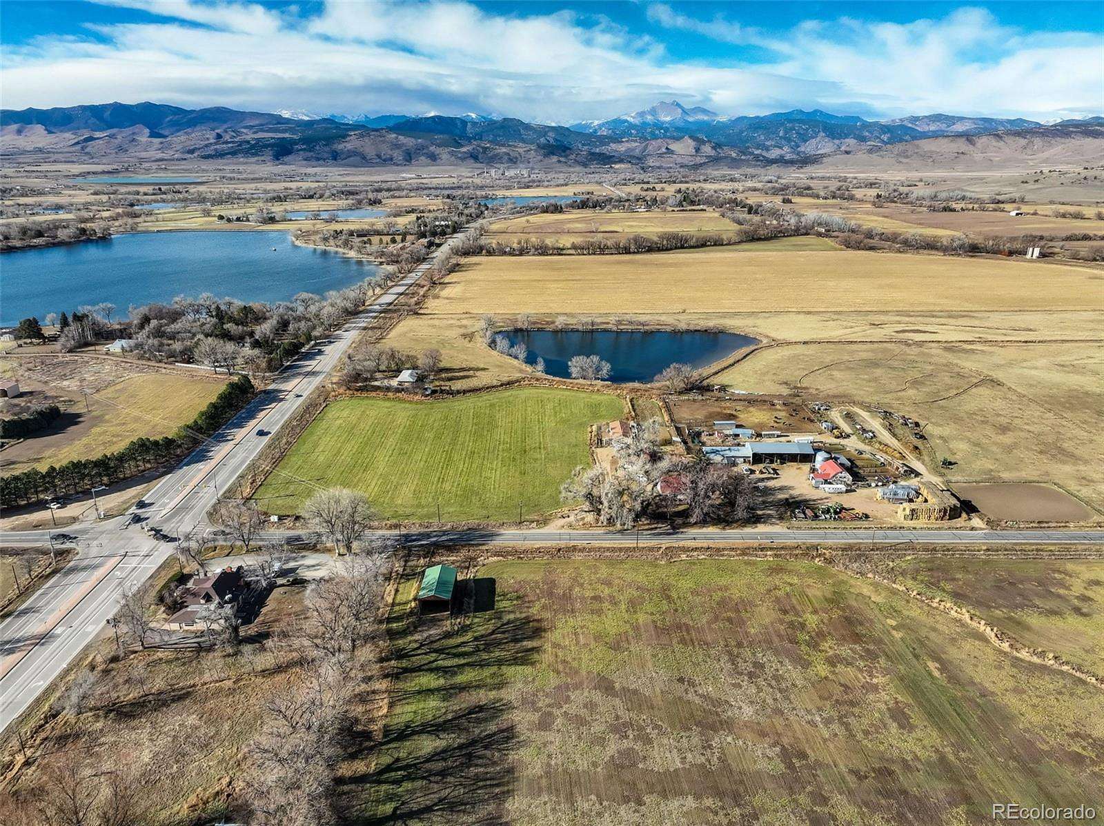 56 Acres of Land with Home for Sale in Longmont, Colorado