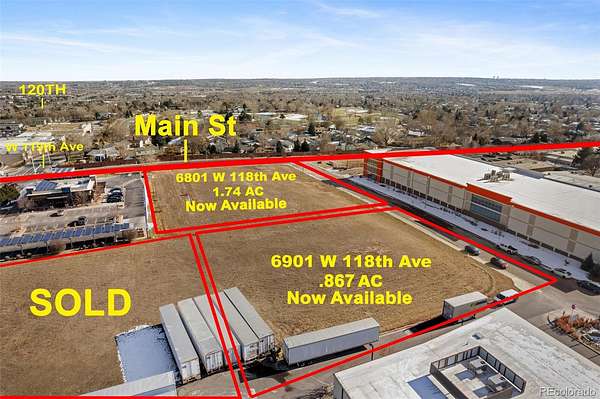 1.74 Acres of Commercial Land for Sale in Broomfield, Colorado