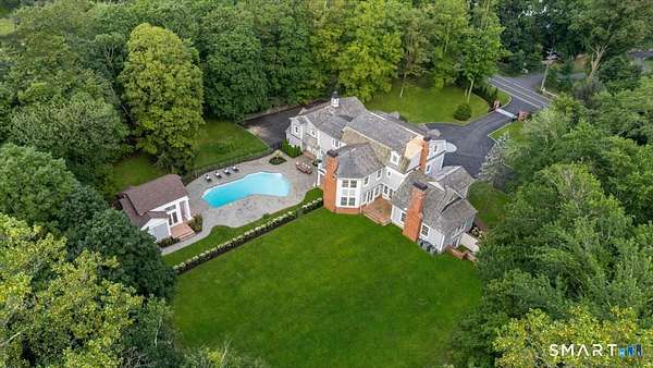 2.46 Acres of Land with Home for Lease in New Canaan, Connecticut