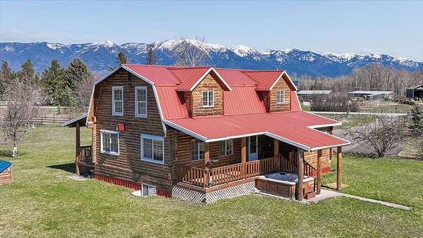 10 Acres of Land with Home for Sale in Kalispell, Montana