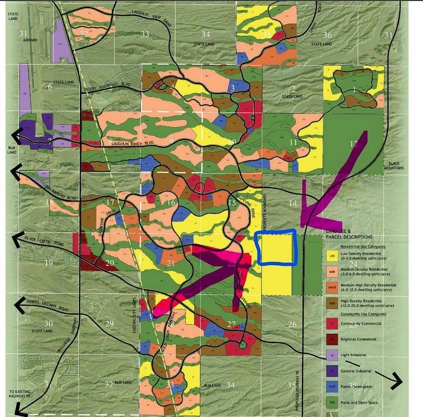 160 Acres of Agricultural Land for Sale in Bullhead City, Arizona