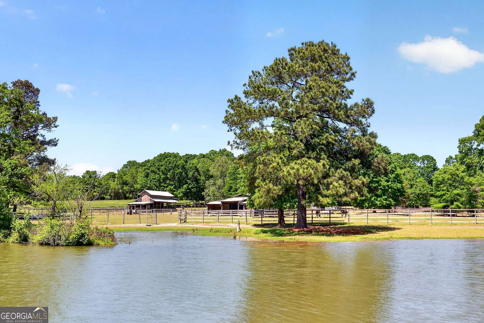 15.3 Acres of Land with Home for Sale in Brooks, Georgia