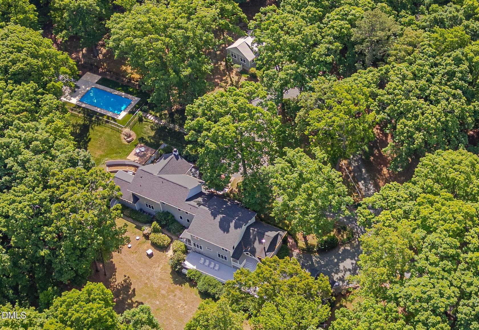 4.1 Acres of Land with Home for Sale in Chapel Hill, North Carolina