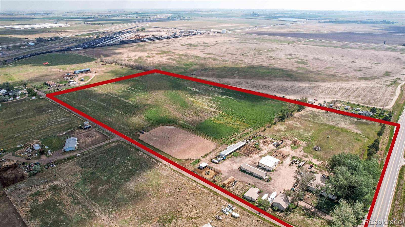 20 Acres of Improved Mixed-Use Land for Sale in Hudson, Colorado
