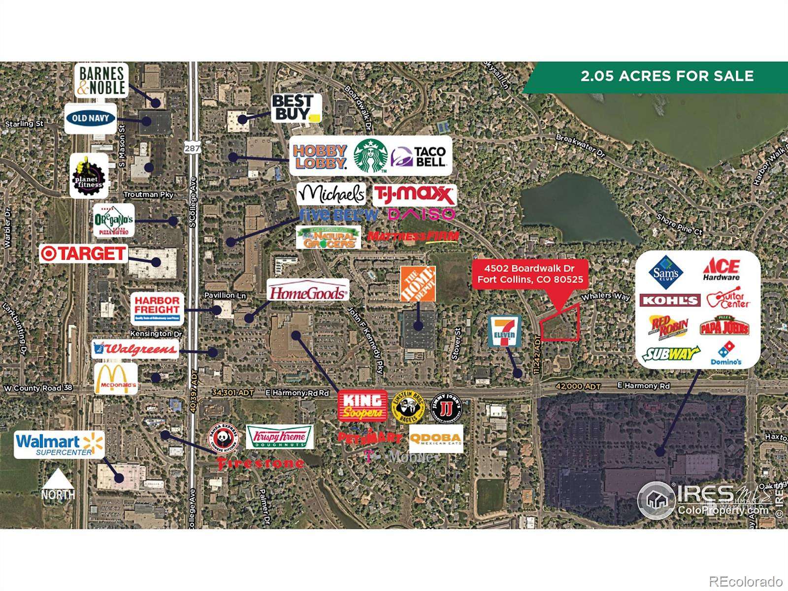 2 Acres of Commercial Land for Sale in Fort Collins, Colorado