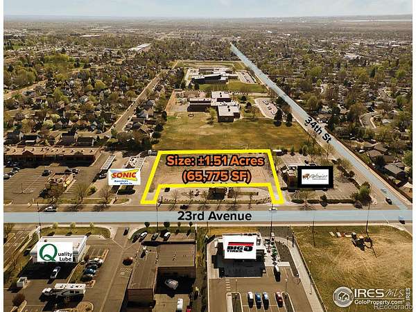 1.5 Acres of Commercial Land for Sale in Evans, Colorado