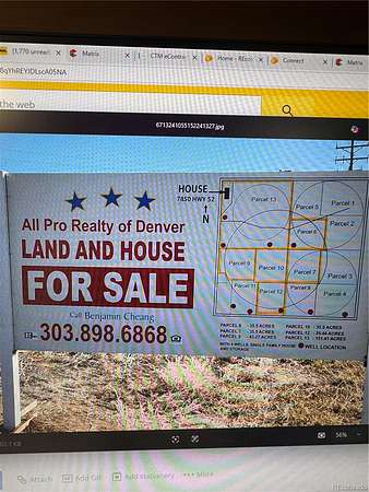 35 Acres of Agricultural & Residential Land for Sale in Wiggins, Colorado