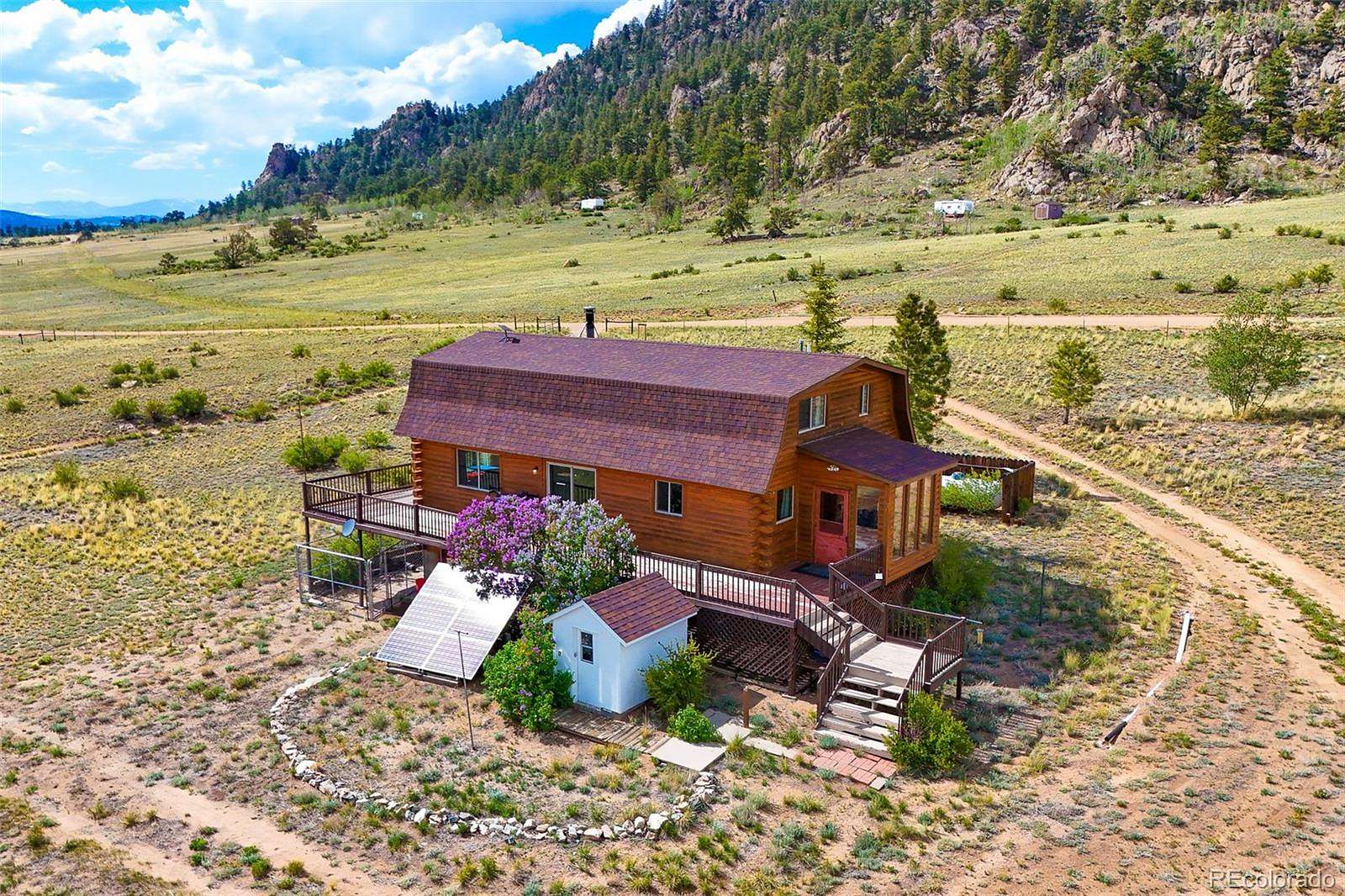 10.1 Acres of Recreational Land with Home for Sale in Hartsel, Colorado