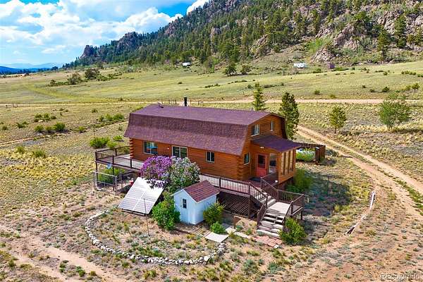 10.1 Acres of Recreational Land with Home for Sale in Hartsel, Colorado