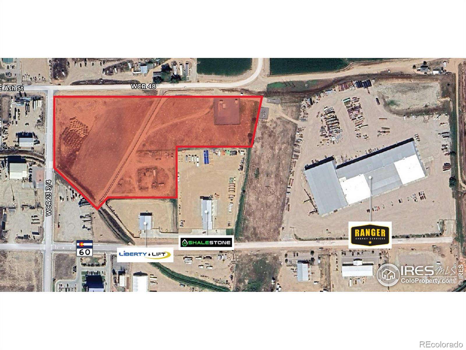13.5 Acres of Commercial Land for Sale in Milliken, Colorado