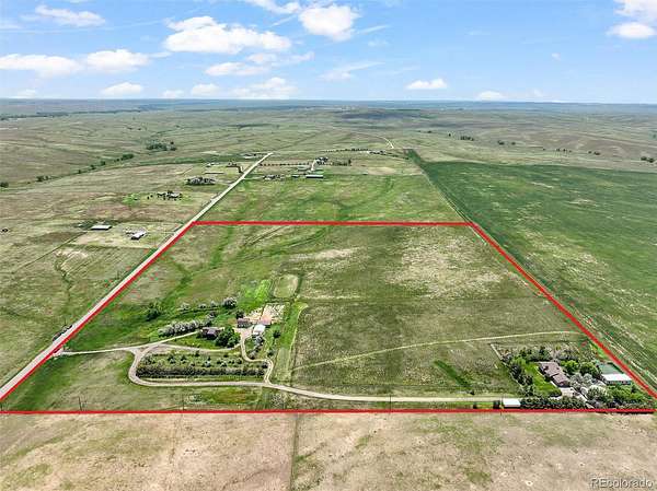 39 Acres of Land with Home for Sale in Watkins, Colorado