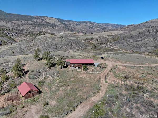 80 Acres of Land with Home for Sale in Lyons, Colorado