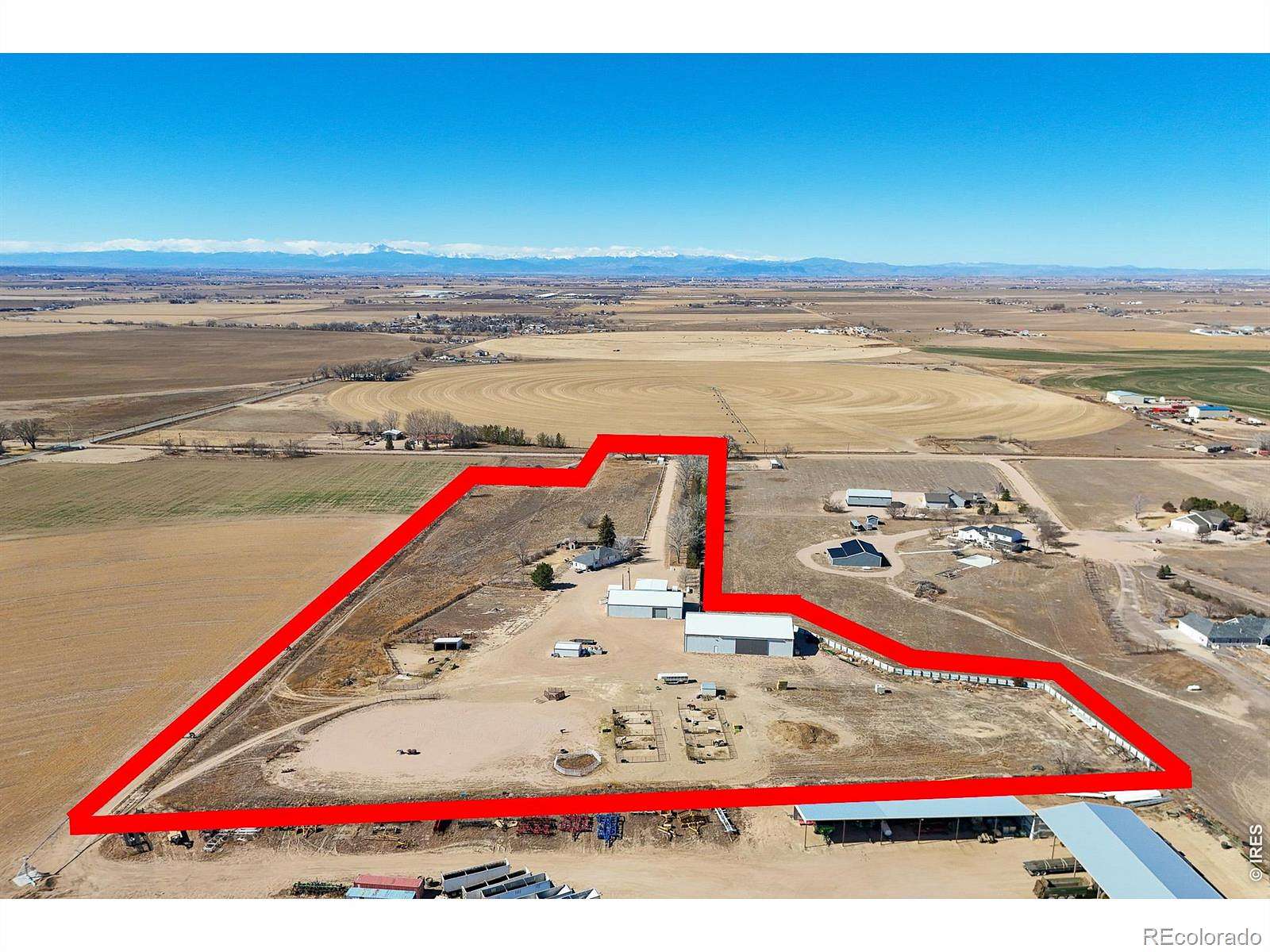 12 Acres of Land with Home for Sale in Eaton, Colorado