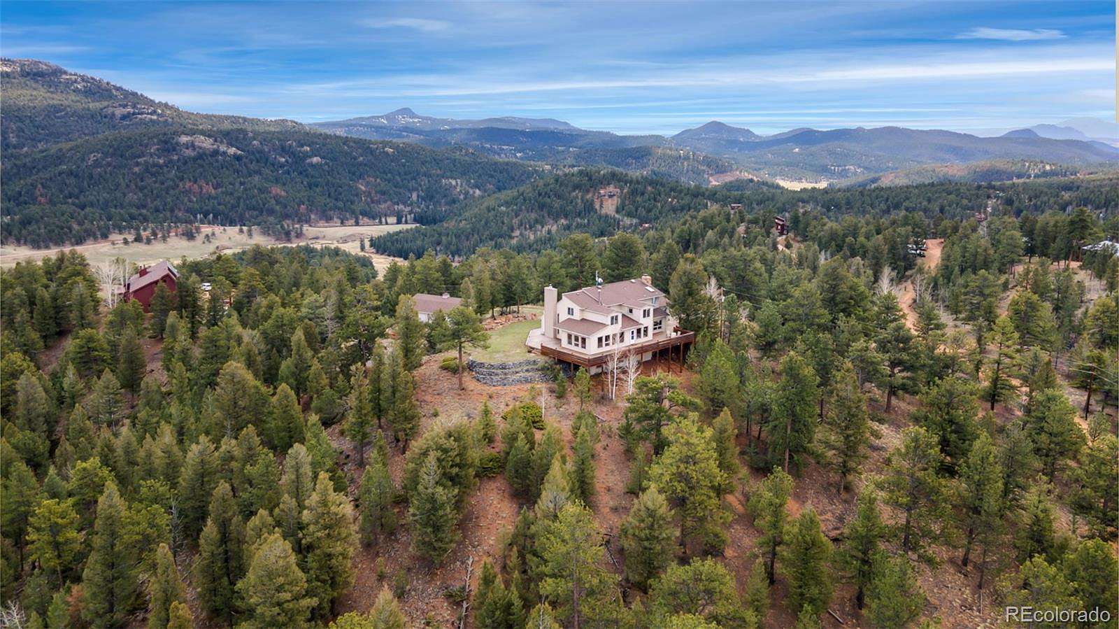 9.3 Acres of Land with Home for Sale in Pine Grove, Colorado