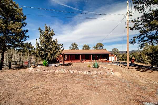 3.5 Acres of Land with Home for Sale in Woodland Park, Colorado