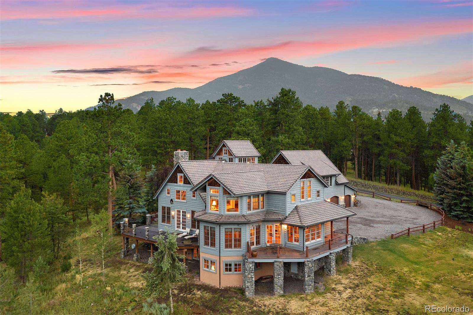 7.3 Acres of Land with Home for Sale in Evergreen, Colorado