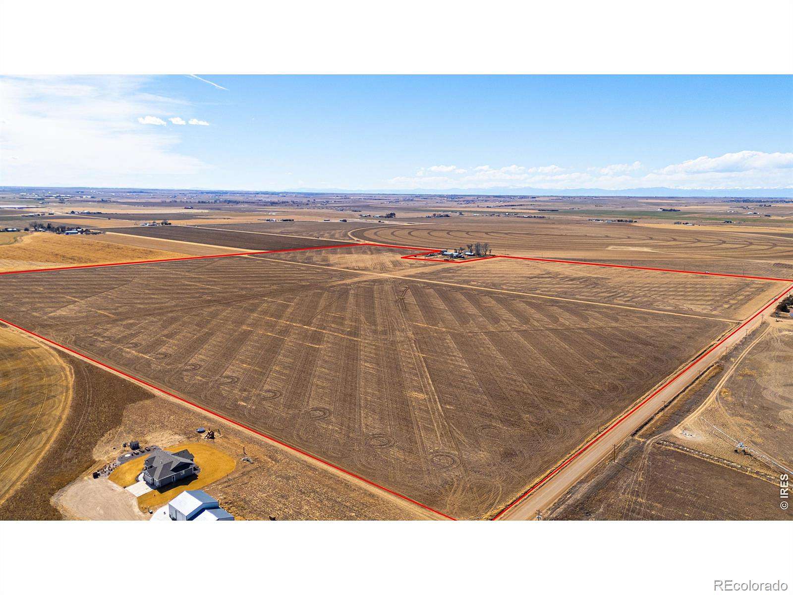 156 Acres of Agricultural Land for Sale in Keenesburg, Colorado