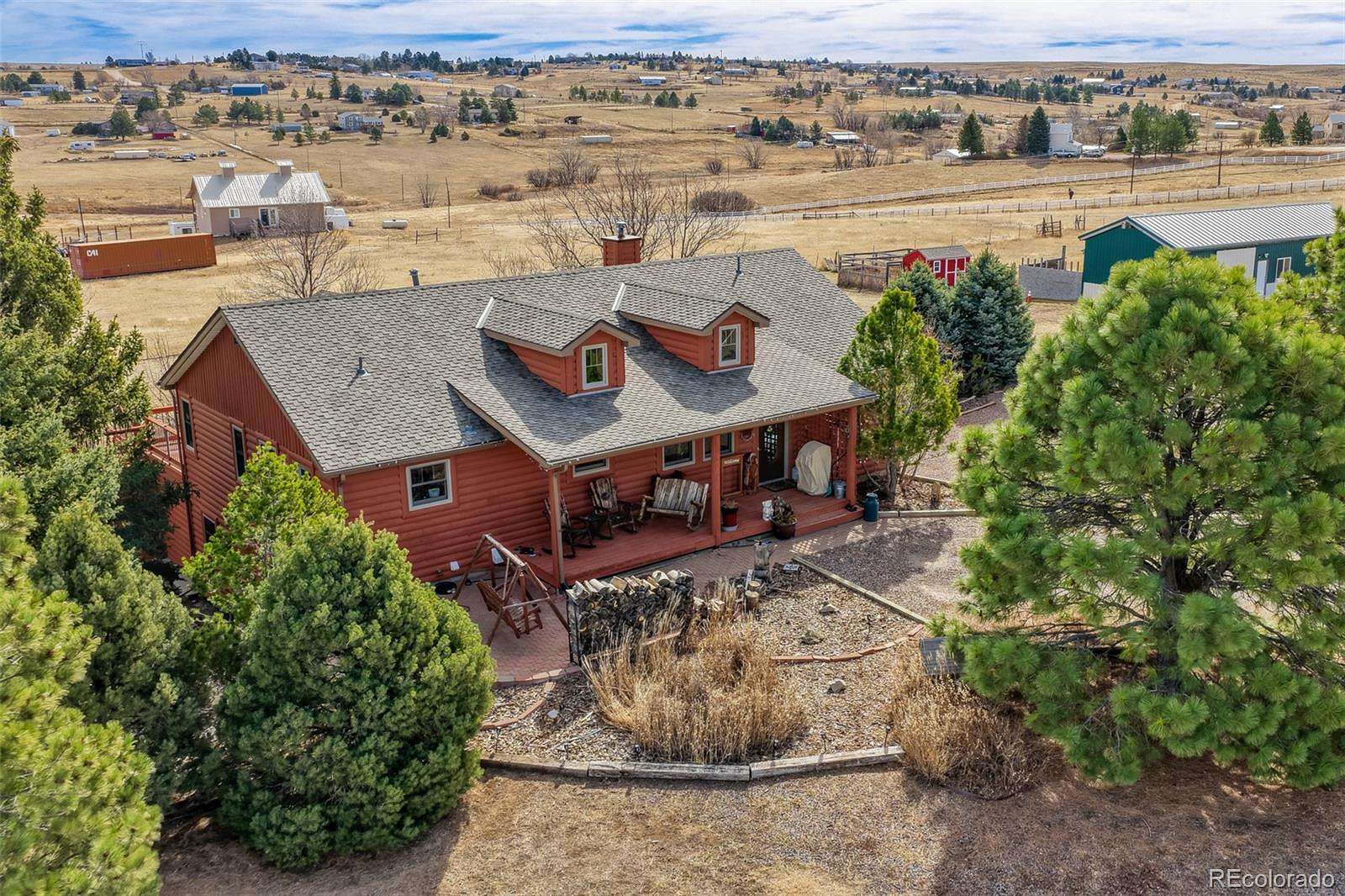 8.55 Acres of Land with Home for Sale in Parker, Colorado