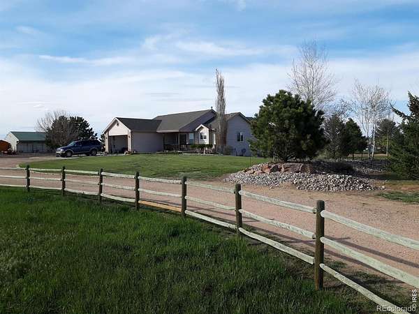 9.56 Acres of Land with Home for Sale in Greeley, Colorado