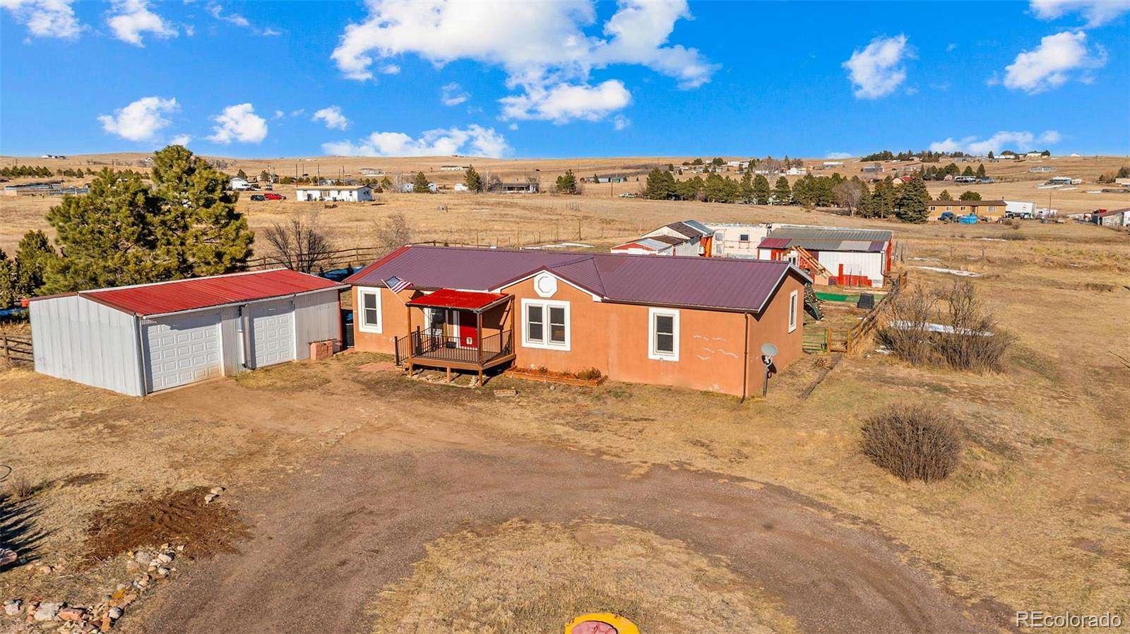 4.82 Acres of Land with Home for Sale in Calhan, Colorado