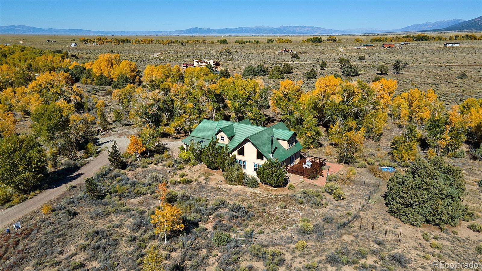 8 Acres of Land with Home for Sale in Crestone, Colorado
