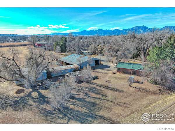 38.3 Acres of Agricultural Land with Home for Sale in Boulder, Colorado