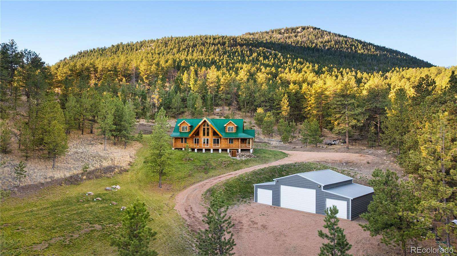 56.6 Acres of Recreational Land with Home for Sale in Guffey, Colorado