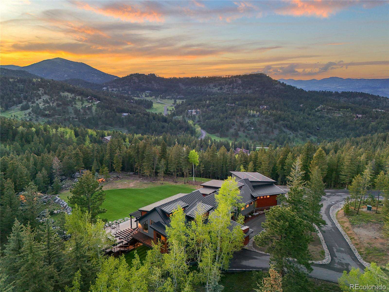 7.76 Acres of Land with Home for Sale in Evergreen, Colorado