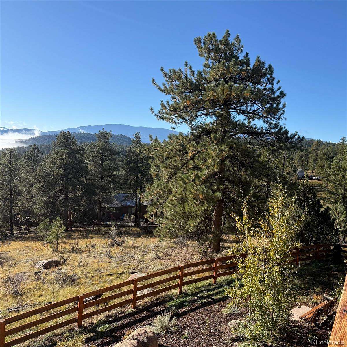 5 Acres of Land with Home for Sale in Bailey, Colorado