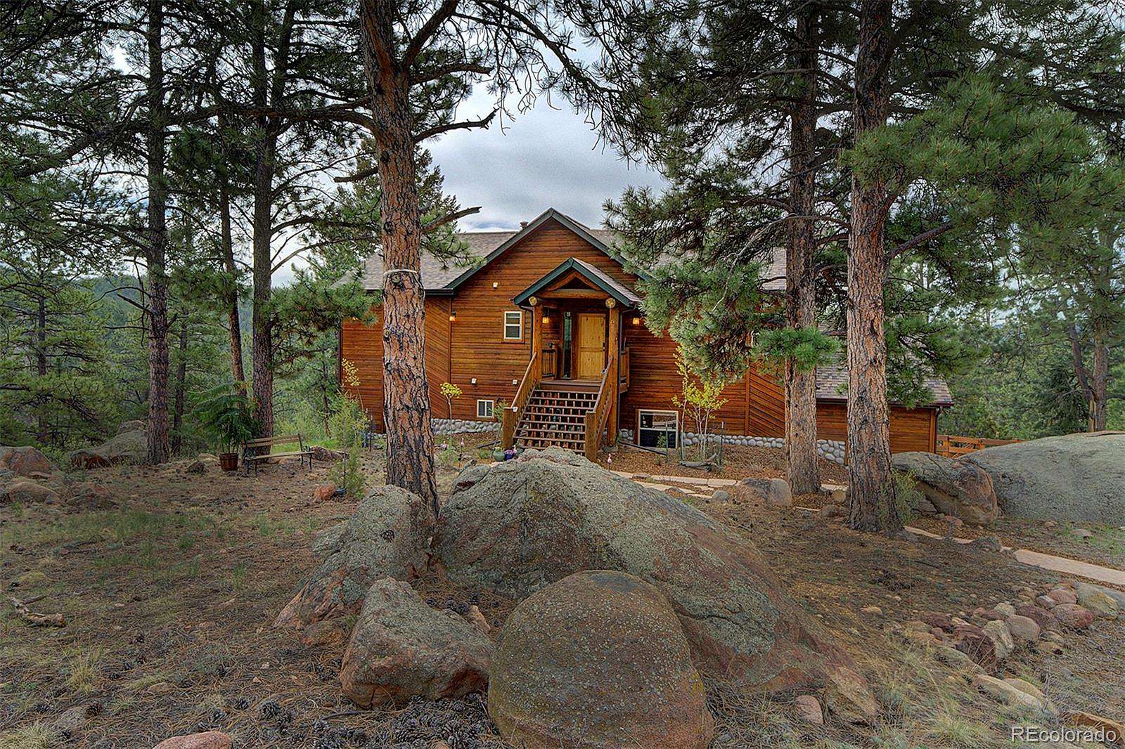 5 Acres of Land with Home for Sale in Bailey, Colorado