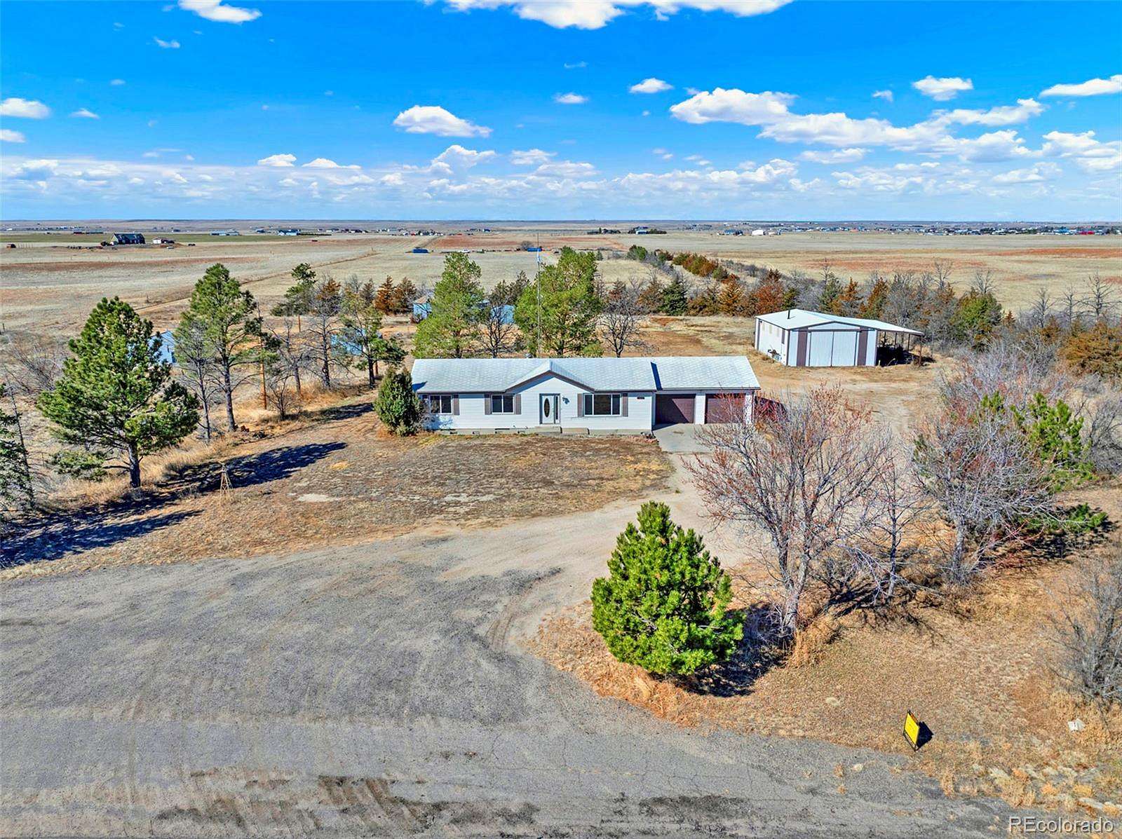 40 Acres of Land with Home for Sale in Byers, Colorado