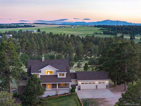 61.9 Acres of Recreational Land with Home for Sale in Kiowa, Colorado