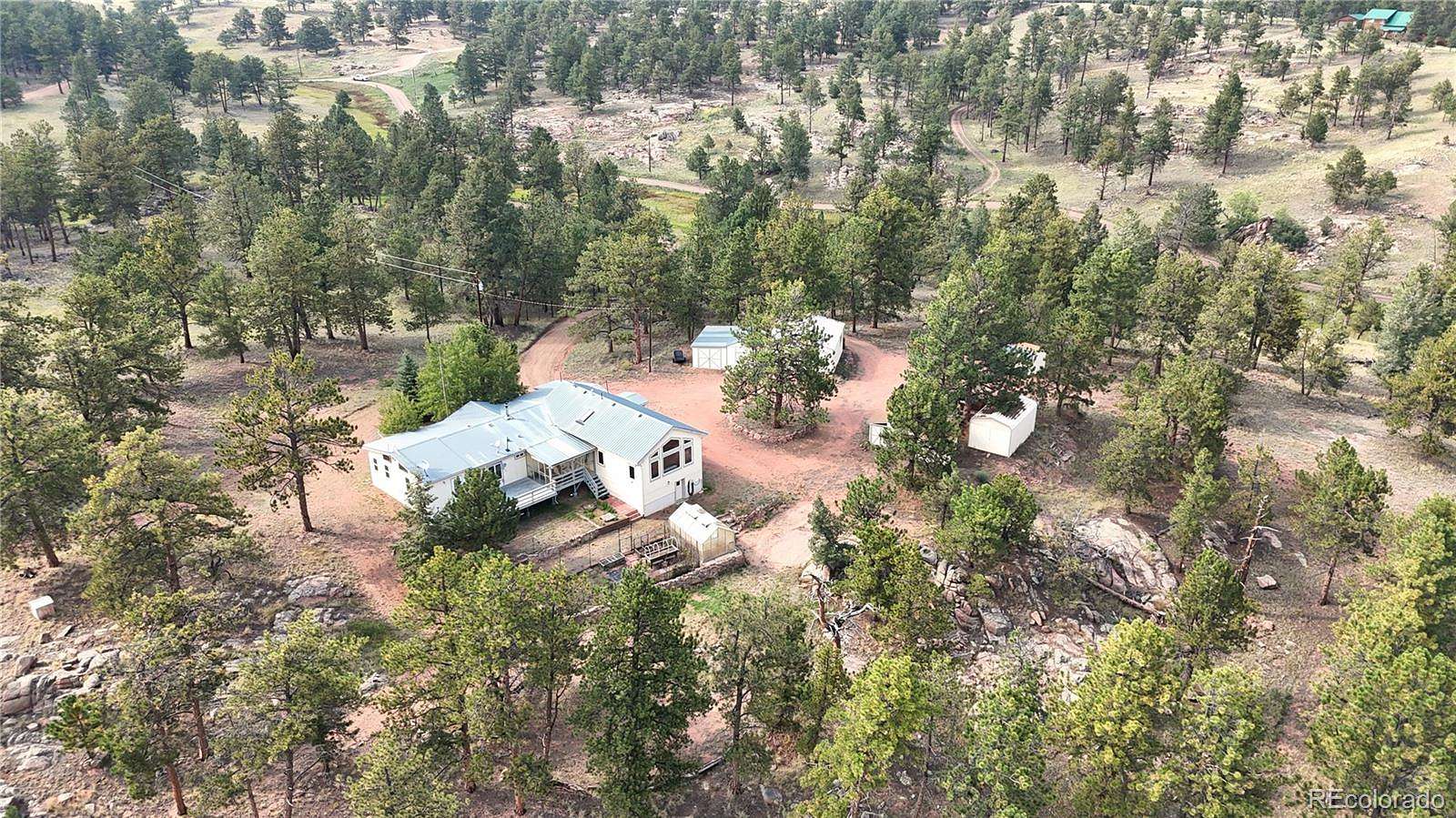 20 Acres of Recreational Land with Home for Sale in Florissant, Colorado