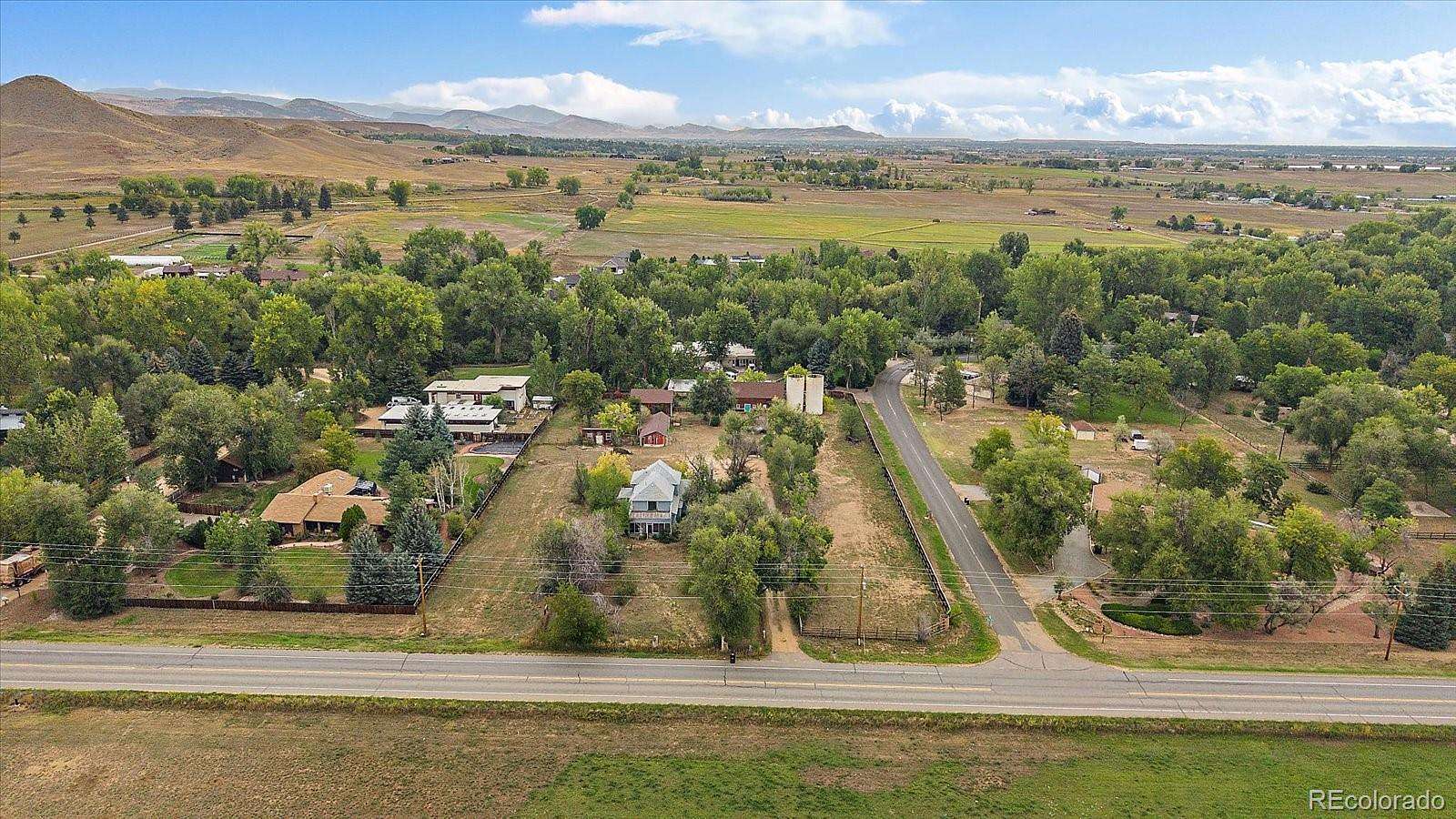 2 Acres of Land with Home for Sale in Longmont, Colorado