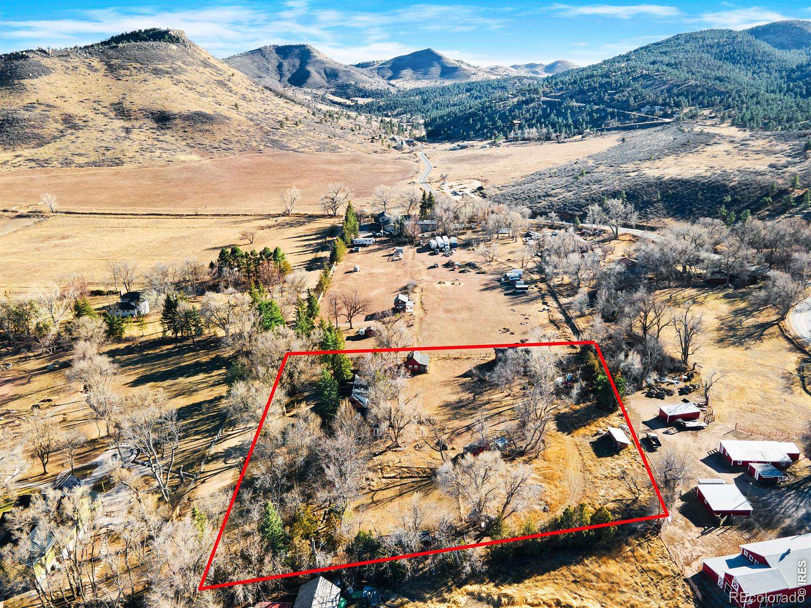 2 Acres of Land with Home for Sale in Lyons, Colorado