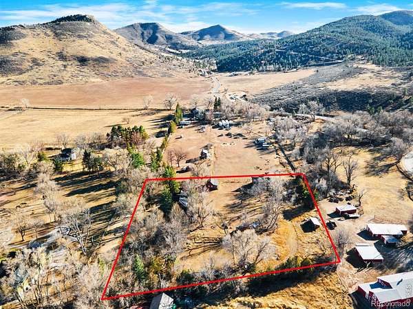 2 Acres of Land with Home for Sale in Lyons, Colorado